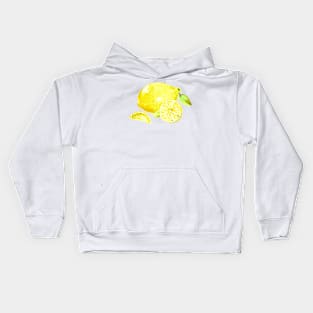 Colorful lemon Kids Hoodie